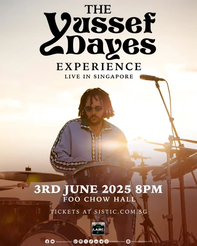 YUSSEF DAYES 2025 show poster