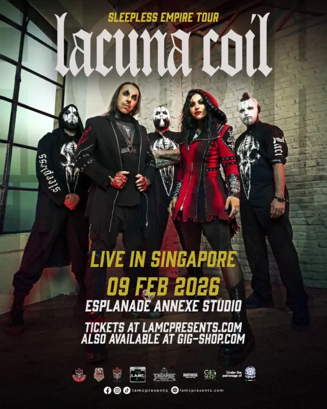 lacuna coil 2026 show poster